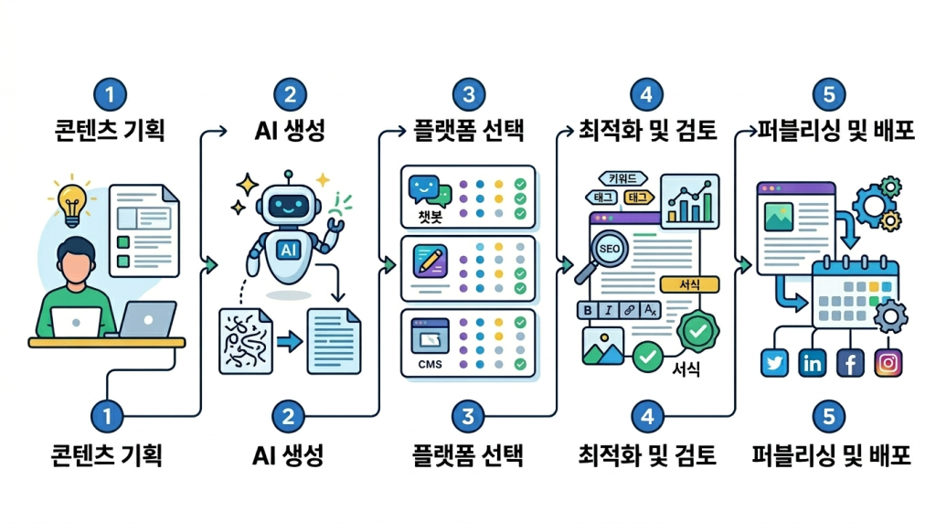 AI 블로그 자동화 활용 가이드 이미지 | DW Lifelog