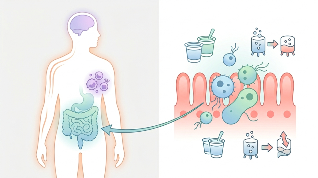 유산균 효능 개념 설명 이미지 | DW Lifelog