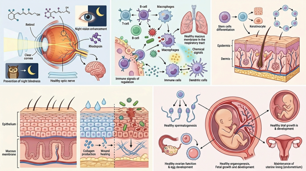 비타민A 효능 개념 설명 이미지 | DW Lifelog
