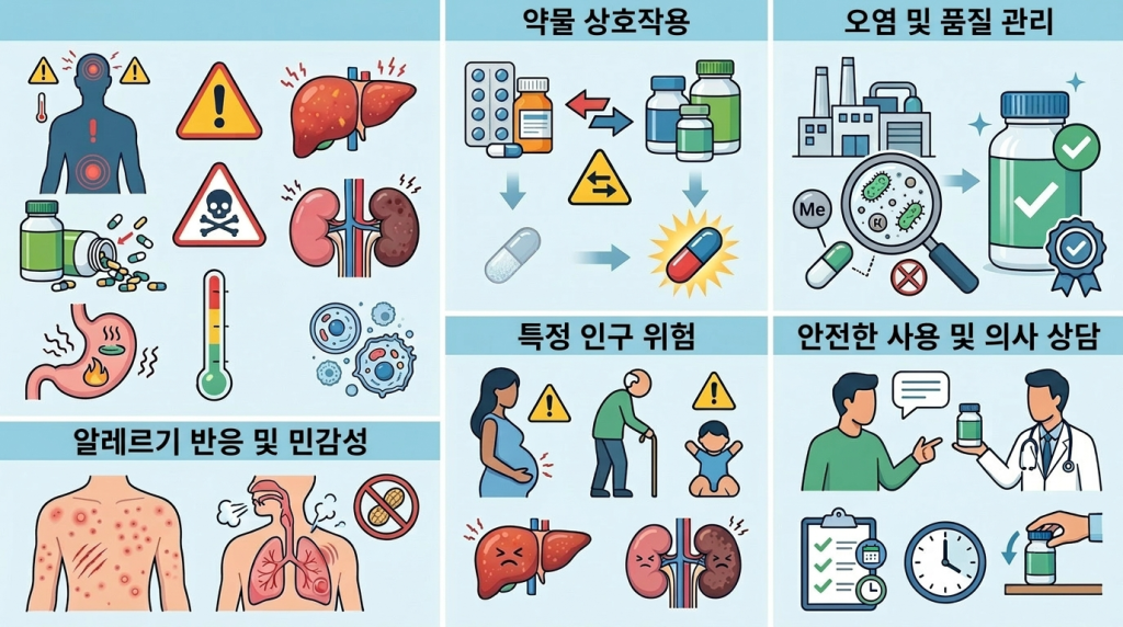 영양제 부작용 개념 설명 이미지 | DW Lifelog