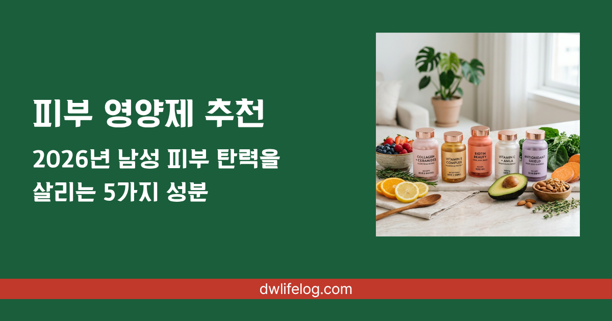 피부 영양제 추천 관련 정보 총정리 | DW Lifelog